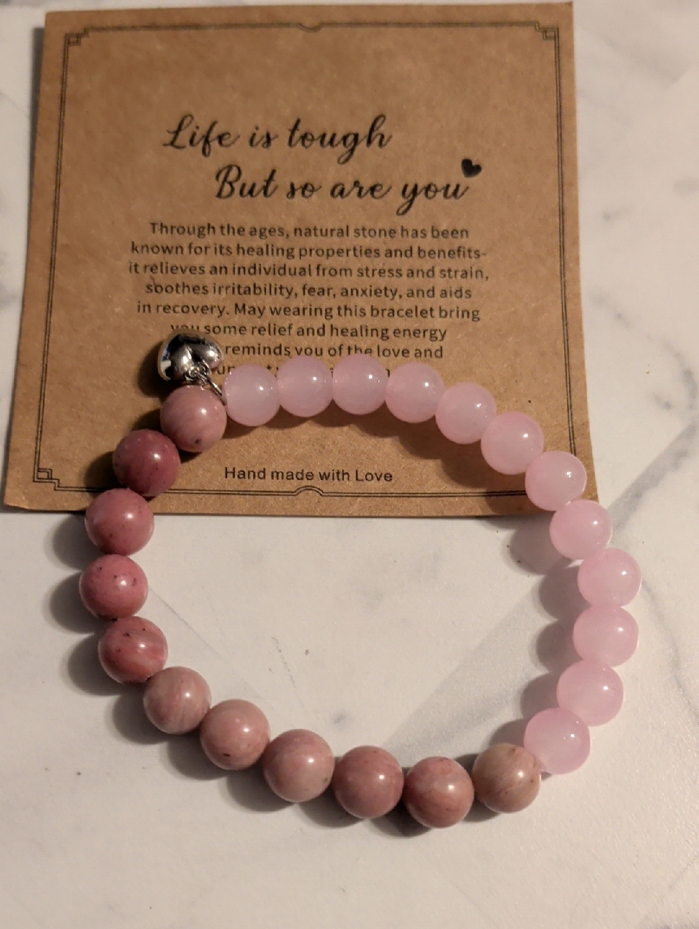 Pink/Red NWT Crystal Bracelet